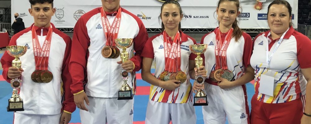 Karatiștii de la Liceul Teoretic Axente Sever, campioni mondiali în Polonia