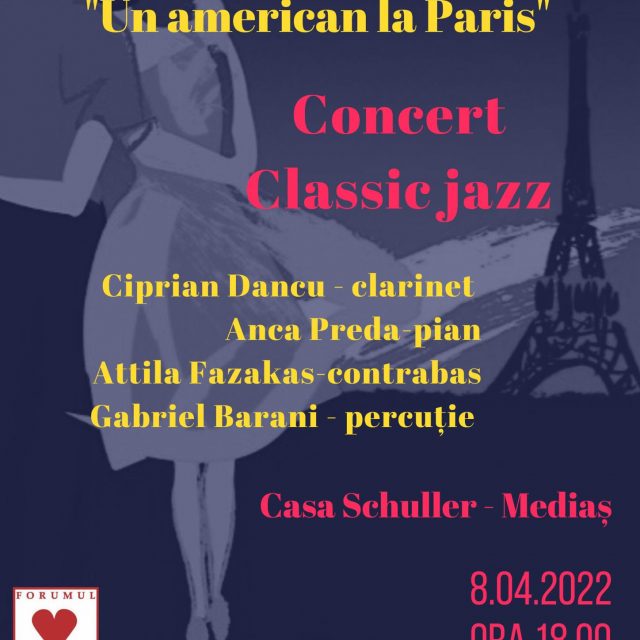 “Un american la Paris” – concert Classic Jazz