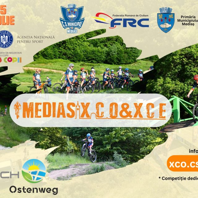 Mediaș găzduiește „Cupa României XCE & XCO” – competiție națională de ciclism montan, 5-6 iulie 2025