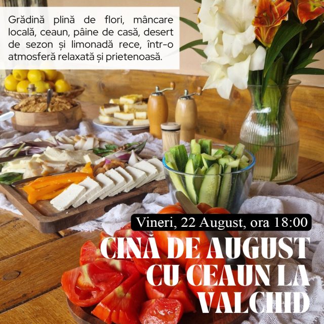 Cină de vară la Valchid 239 – ultimele locuri disponibile