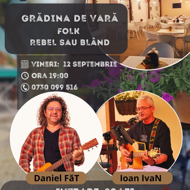 „Folk rebel sau blând” – o seară de neuitat la Grădina de Vară Traube