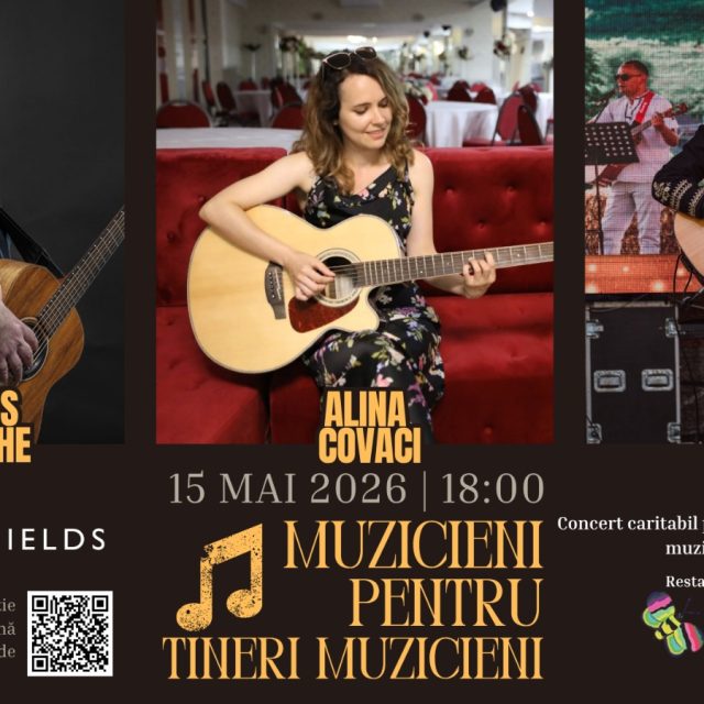 Muzicieni consacrați cântă pentru viitorul copiilor din Merghindeal: concert caritabil la Mediaș pe 15 mai