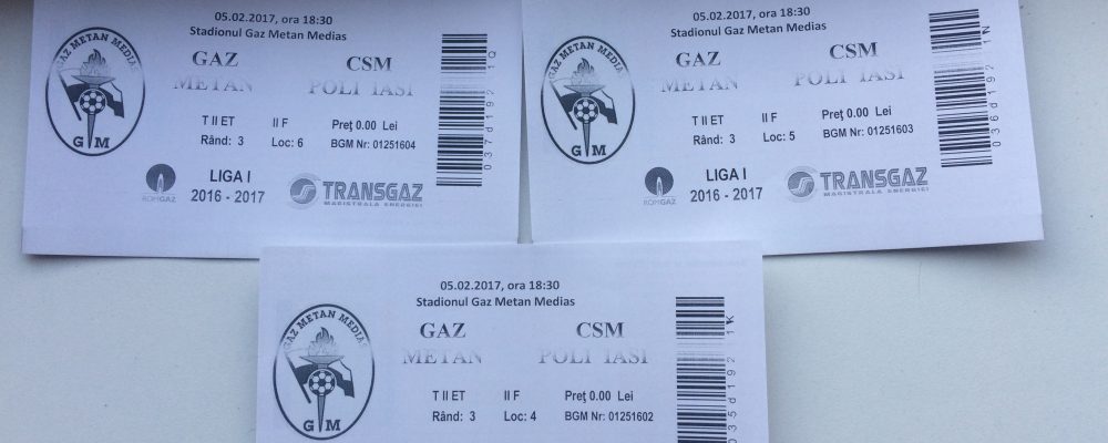 Castiga o invitatie la Gaz Metan – CSMS Iasi