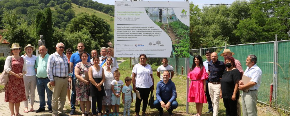 Proiectul „Împreună plantăm dezvoltare şi armonie în Valea Viilor” a fost lansat oficial