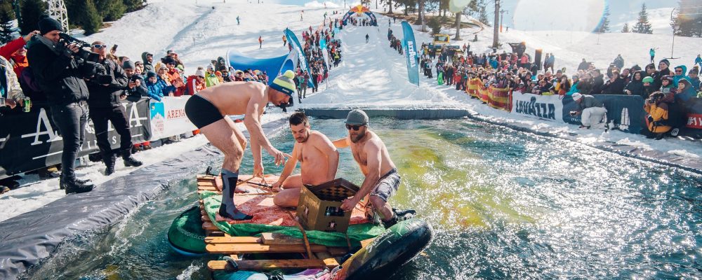 Concurs „Slide and Freeze” la Arena Platoș