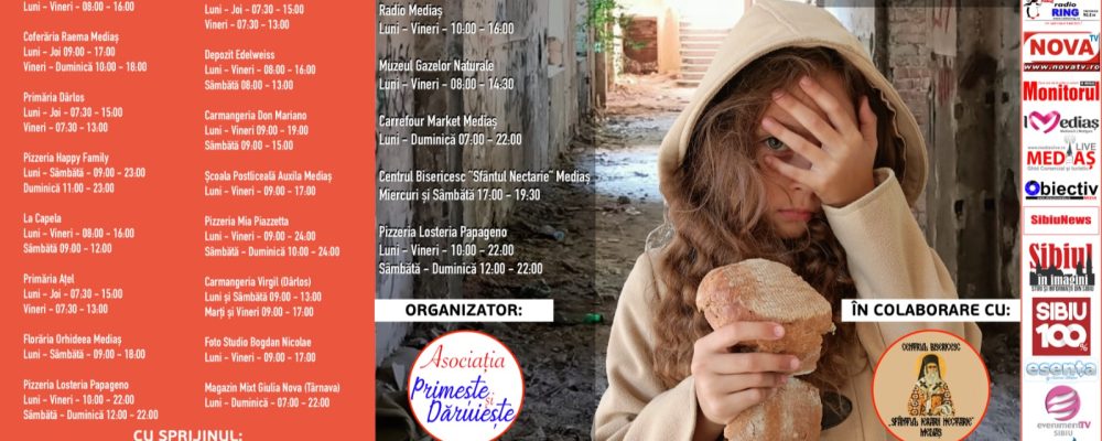 Asociația Primește și Dăruiește va organiza campania umanitară ”Îmbrățișează-i pe cei nevoiași”