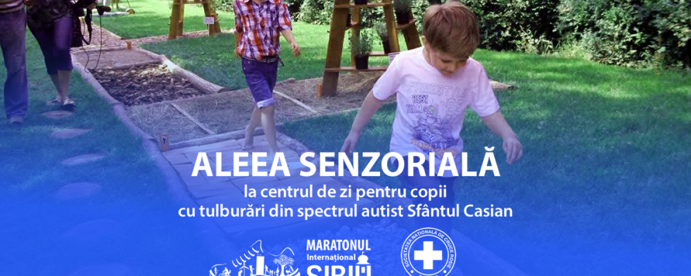 Aleea Senzorială de la Asociația Sfântul Casian e pregătită pentru plimbări terapeutice!