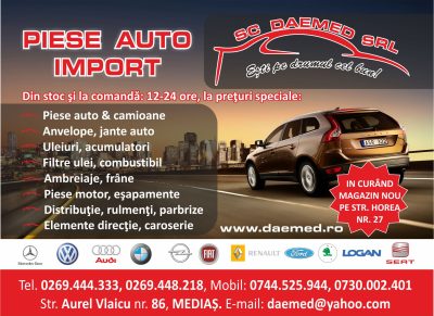 Daemed &#8211; piese auto import