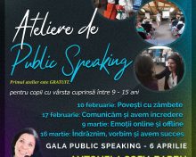 Ateliere de vorbit in public pentru copii la Medias